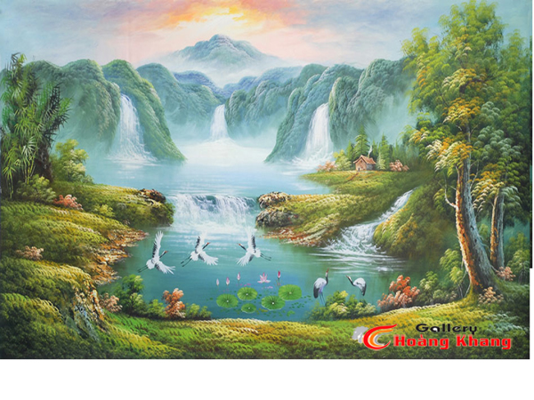 Tranh Núi - Nước - Phong Thuỷ